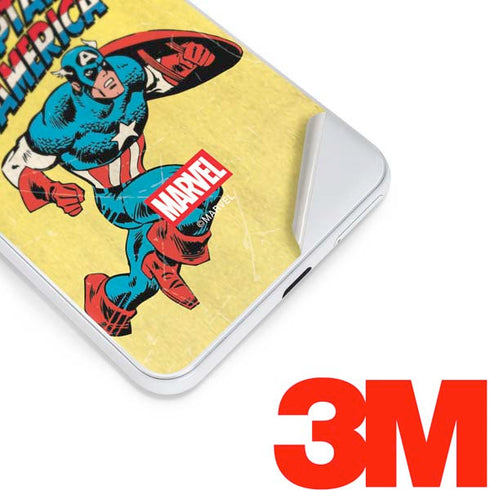 Marvel Classic Comics Captain America Google Pixel 3 Skin